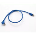 Cable de red de cable de parche de 90 grados RJ45 a RJ45